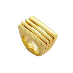 Leah Four In One Stacked Ring - Gold