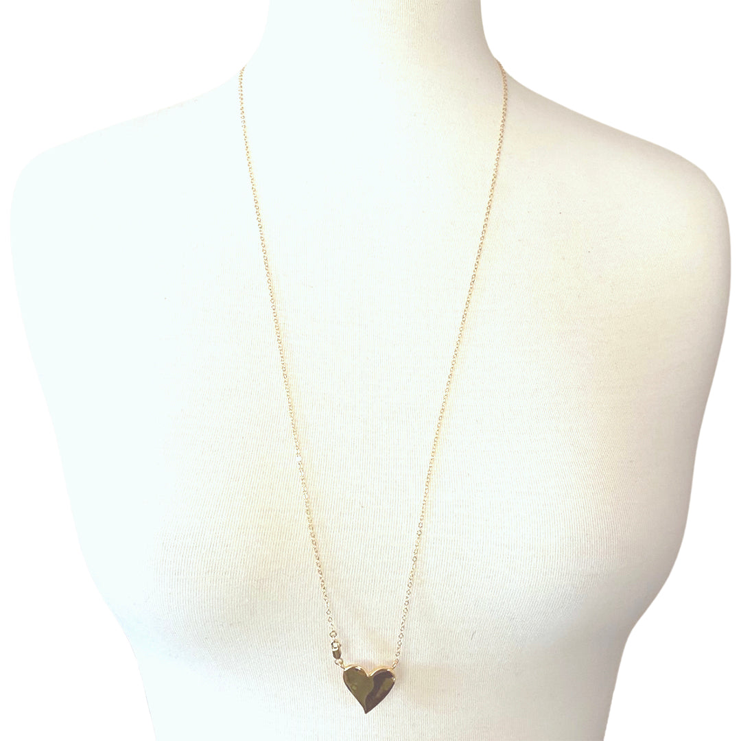 Jille Bean Scapular Hearts Necklace