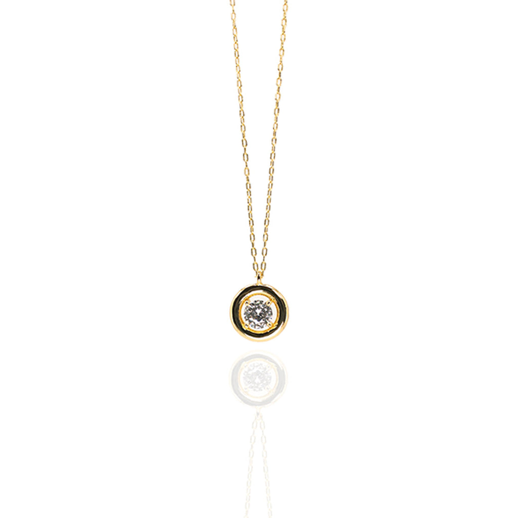 Luysa Tiny Pendant Necklace - Gold